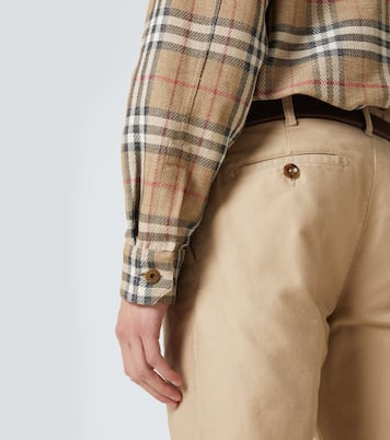 Burberry Check cotton and linen shirt | Burberry