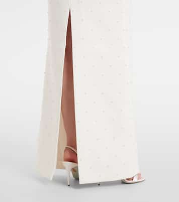 Robe de mariée longue La Peregrina en crêpe | Rebecca Vallance