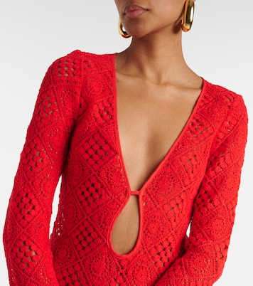 Robe Rayure en crochet de coton | SIR