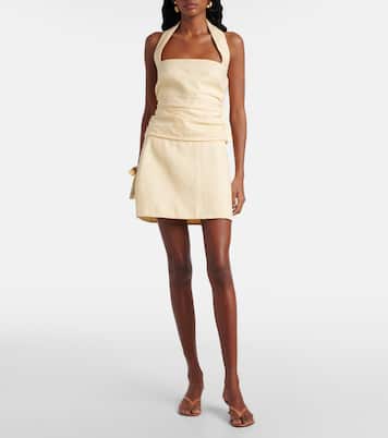 Jerry linen wrap skirt | SIR