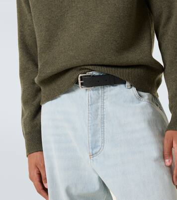 Intrecciato Stamp 35mm leather belt | Bottega Veneta