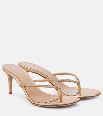 India 70 leather thong sandals | Gianvito Rossi