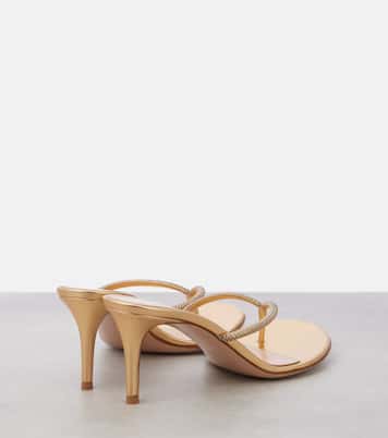 India 70 leather thong sandals | Gianvito Rossi