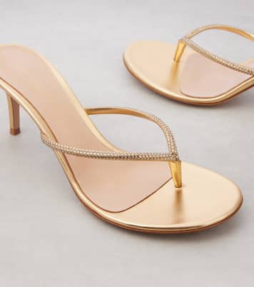 India 70 leather thong sandals | Gianvito Rossi