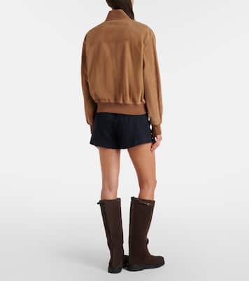 Bomberjacke aus Veloursleder | Tod's