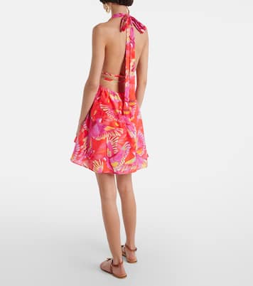 Bedrucktes Minikleid aus Baumwolle | Farm Rio