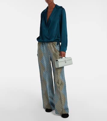 Tote Bag Slim Symmetry aus Leder | Savette