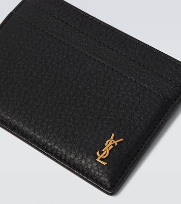 Tiny Cassandre leather card holder | Saint Laurent