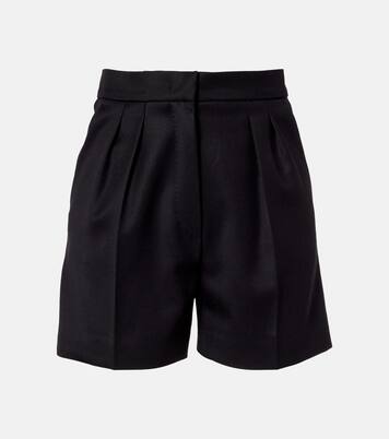 Ozieri high-rise virgin wool shorts | Max Mara
