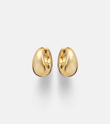 Dylan gold-plated huggie earrings | Jennifer Fisher