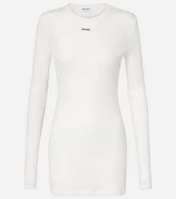 Cotton jersey minidress | Miu Miu