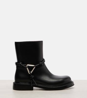 Ankle Boots aus Leder | Bottega Veneta