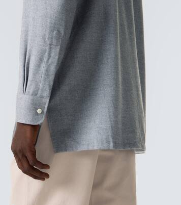 Hemd aus Baumwollflanell | Charvet