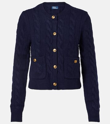 Cable-knit wool and cashmere cardigan  | Polo Ralph Lauren