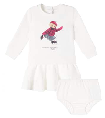 Baby cotton-blend dress and bloomers set | Polo Ralph Lauren Kids