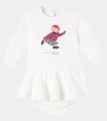 Baby cotton-blend dress and bloomers set | Polo Ralph Lauren Kids