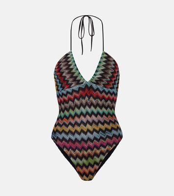 Zigzag lamé swimsuit | Missoni