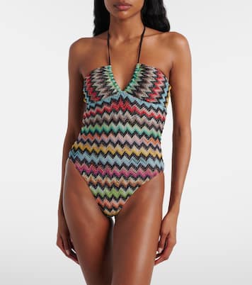 Zigzag lamé swimsuit | Missoni