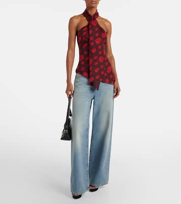 Manta Small leather clutch | McQueen