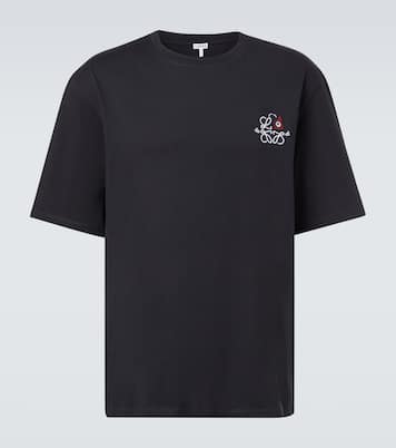 x Louis Wain camiseta de jersey de algodón con anagrama | Loewe