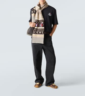 x Louis Wain camiseta de jersey de algodón con anagrama | Loewe