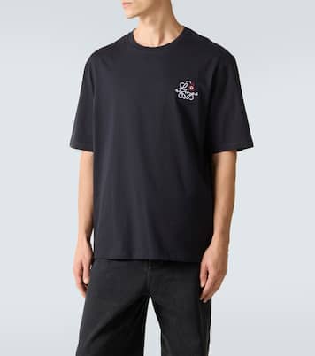 x Louis Wain camiseta de jersey de algodón con anagrama | Loewe