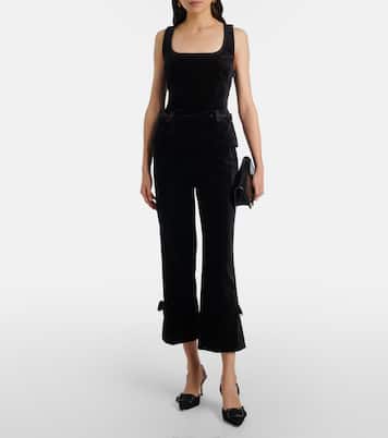 Top Quincy aus Baumwollsamt | Posse