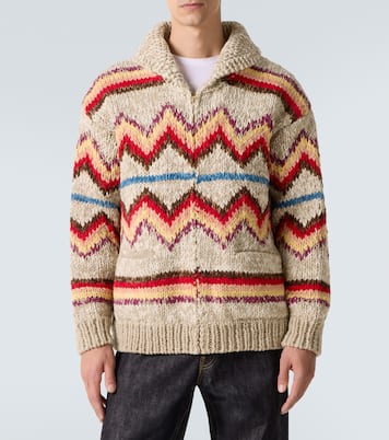 Cardigan en jacquard de laine et cachemire | Visvim