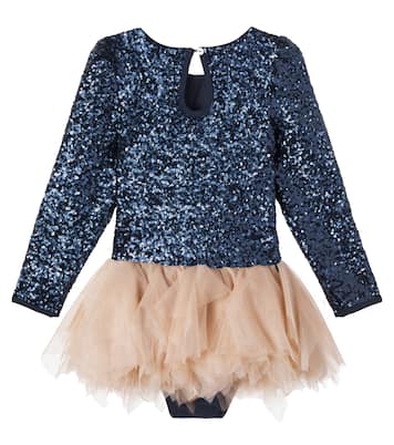 Ballerina tulle-trimmed sequined dress | Konges Sløjd