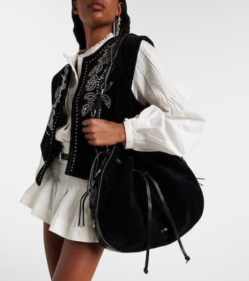 Bolton Medium suede shoulder bag | Isabel Marant