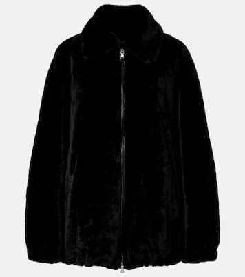 Plush shearling jacket | Nour Hammour