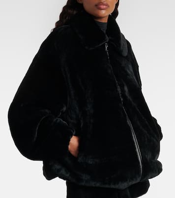 Plush shearling jacket | Nour Hammour