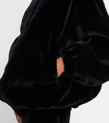 Plush shearling jacket | Nour Hammour