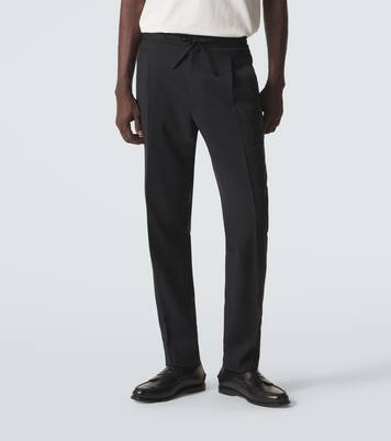 Pantaloni tapered in lana vergine | Lardini