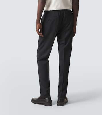 Pantaloni tapered in lana vergine | Lardini