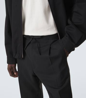Pantaloni tapered in lana vergine | Lardini