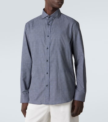 Printed cotton shirt | Brunello Cucinelli