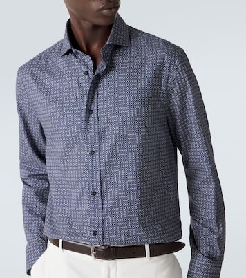 Printed cotton shirt | Brunello Cucinelli