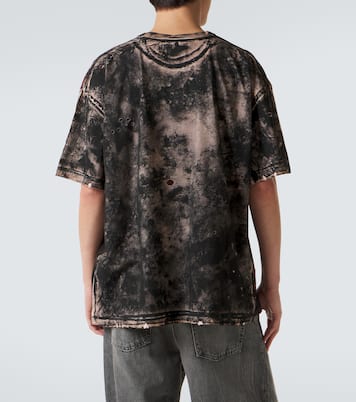 Embellished printed cotton jersey T-shirt | Acne Studios