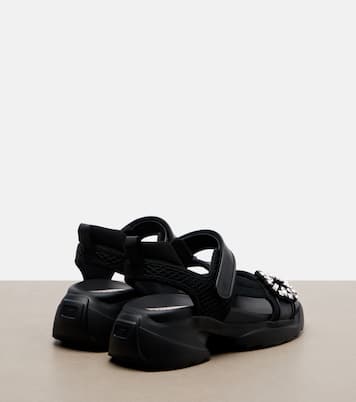 Sandalen Viv' Run mit Kristallen | Roger Vivier