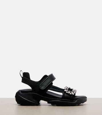 Sandalen Viv' Run mit Kristallen | Roger Vivier