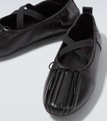 Ballerines Ballerina Grip en cuir | Simone Rocha