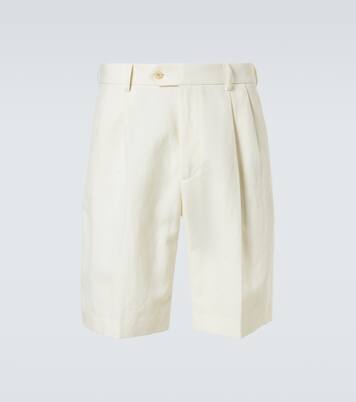 Short en laine, coton et lin | Auralee
