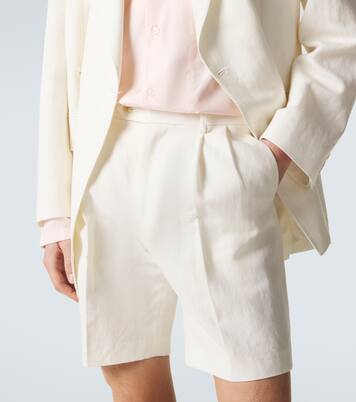 Short en laine, coton et lin | Auralee