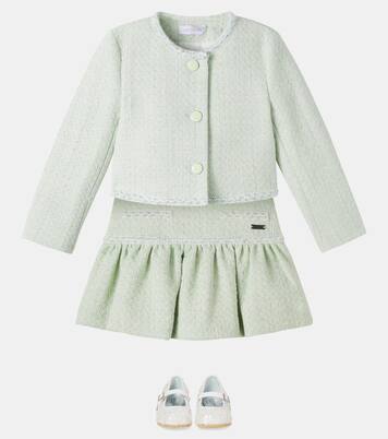 Jacke Bon Ton aus Bouclé | Monnalisa