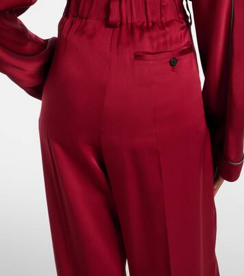 Silk satin wide-leg pants | Givenchy