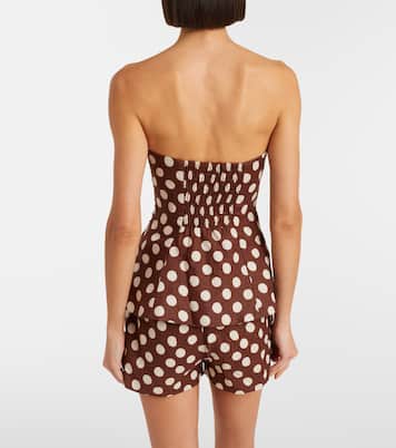 Top Petro in lino a pois | Faithfull