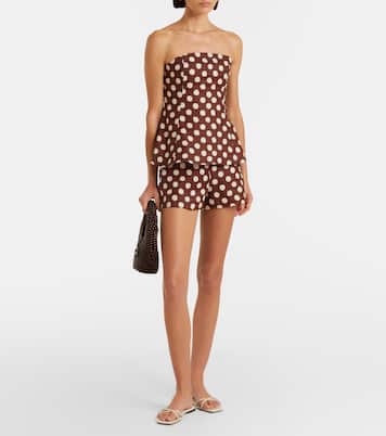 Top Petro in lino a pois | Faithfull