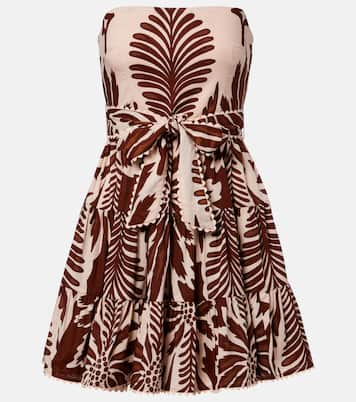 Bedrucktes Minikleid Christine aus Baumwolle | Poupette St Barth