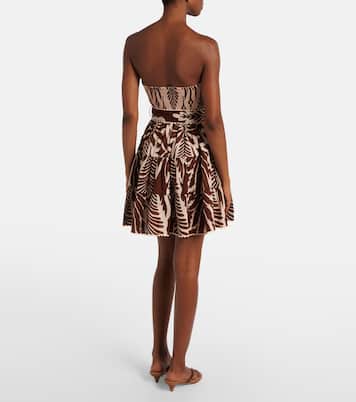 Bedrucktes Minikleid Christine aus Baumwolle | Poupette St Barth